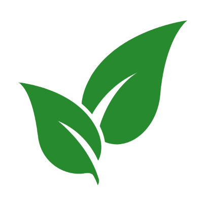 Logo Blätter für natürliche Inhaltstoffe