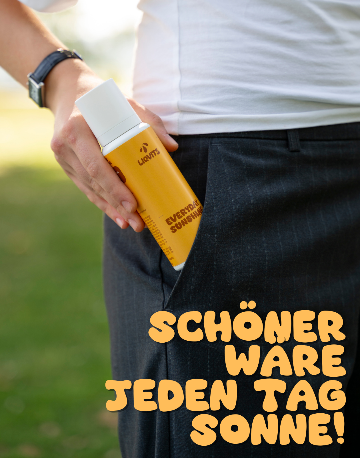 Everyday Sunshine Vtamin D3 und K CWS Konzentrat Lifestyle Bild "Schöner Wäre Jeden Tag Sonne"
