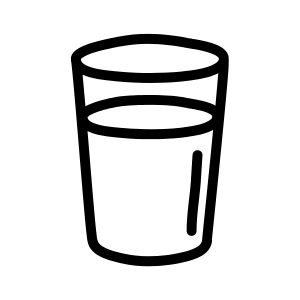 Icon Glas mit Flüssigkeit