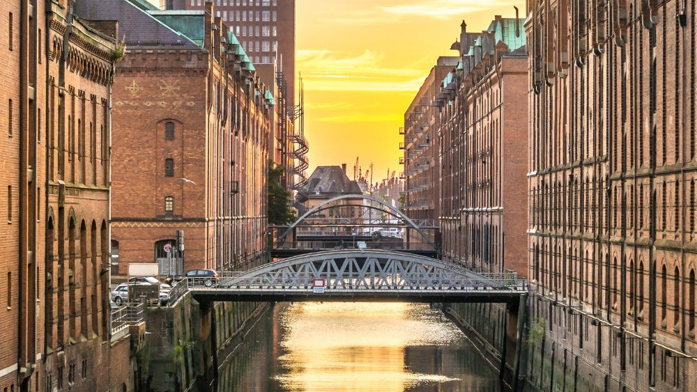 Hamburg Foto der Speicherstadt