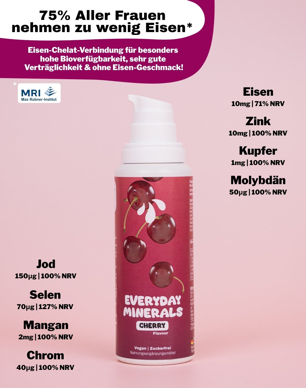 LiqVits - Everyday Minerals - Cherry - Nahrungsergänzungsmittel - 1201 - 