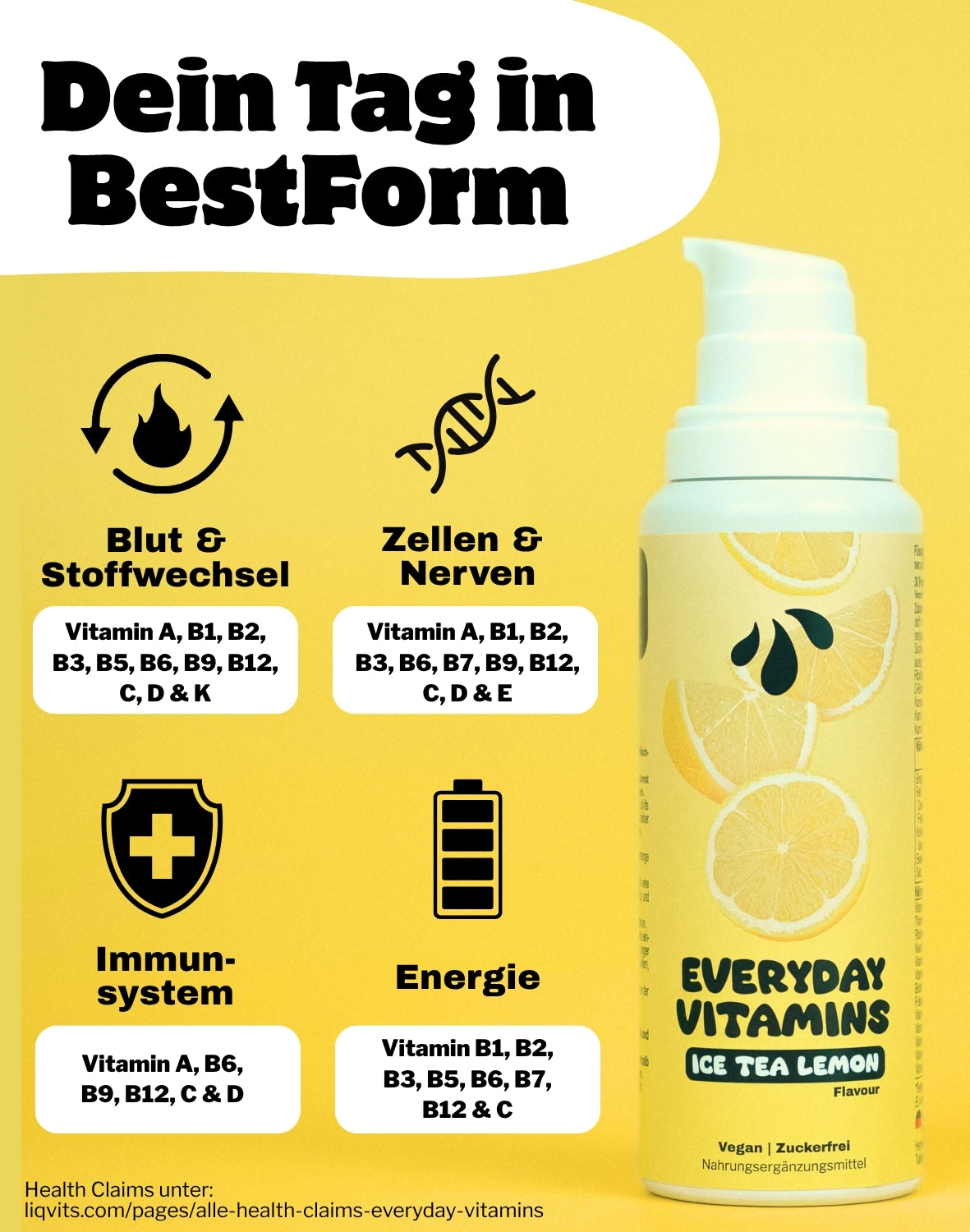 Everyday Vitamins - Ice Tea Lemon