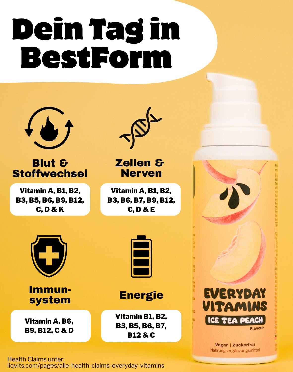 Everyday Vitamins - Ice Tea Peach
