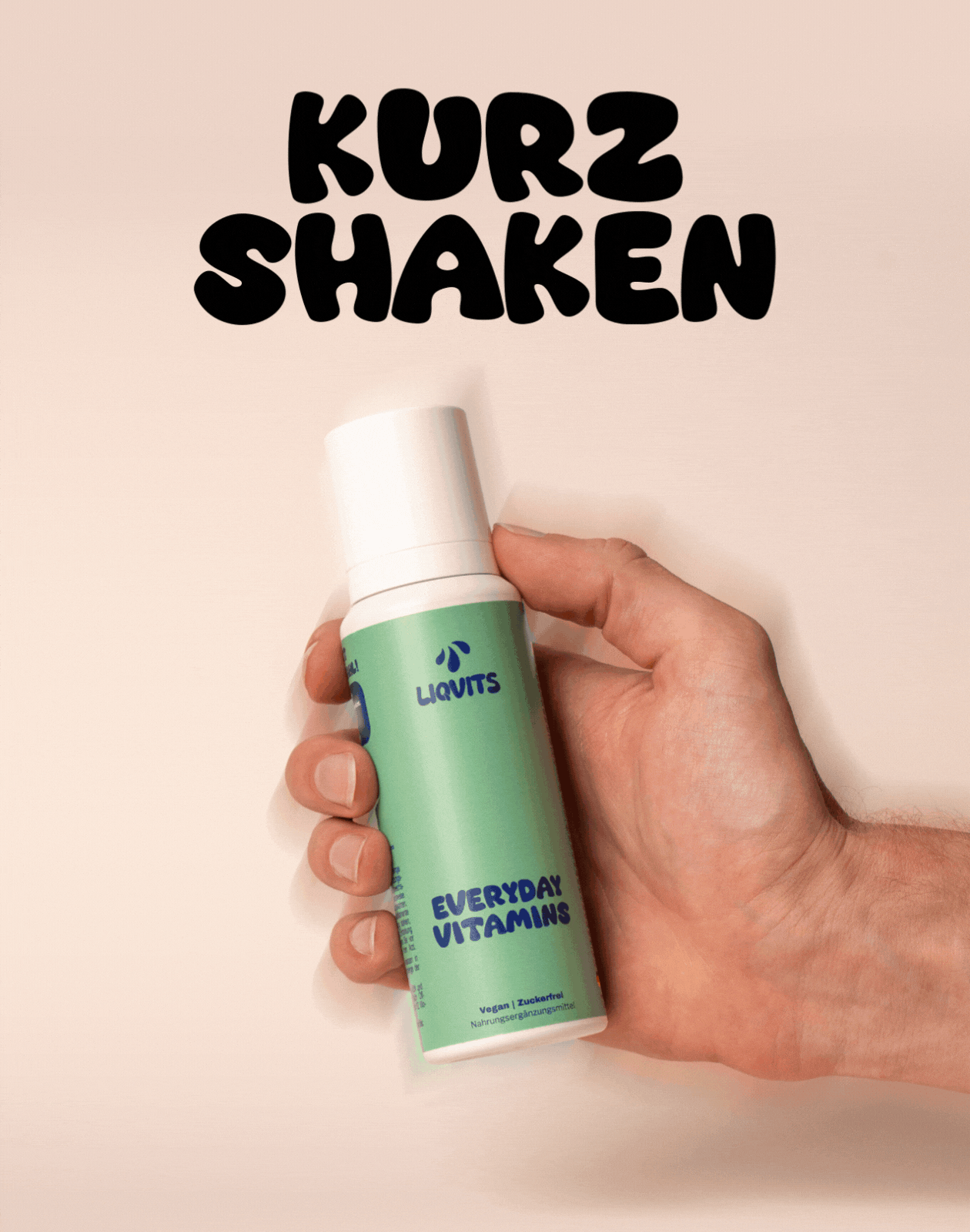 LiqVits How To Shaken LiqVits hinzufügen Getränk rein und genießen