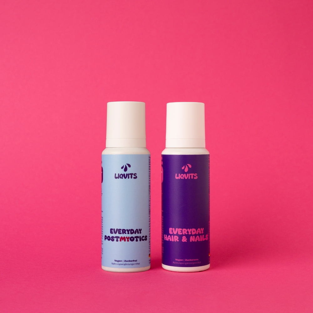 LiqVits Bundle für Darm Haut Haare und Nägel mit Mikronährstoffen