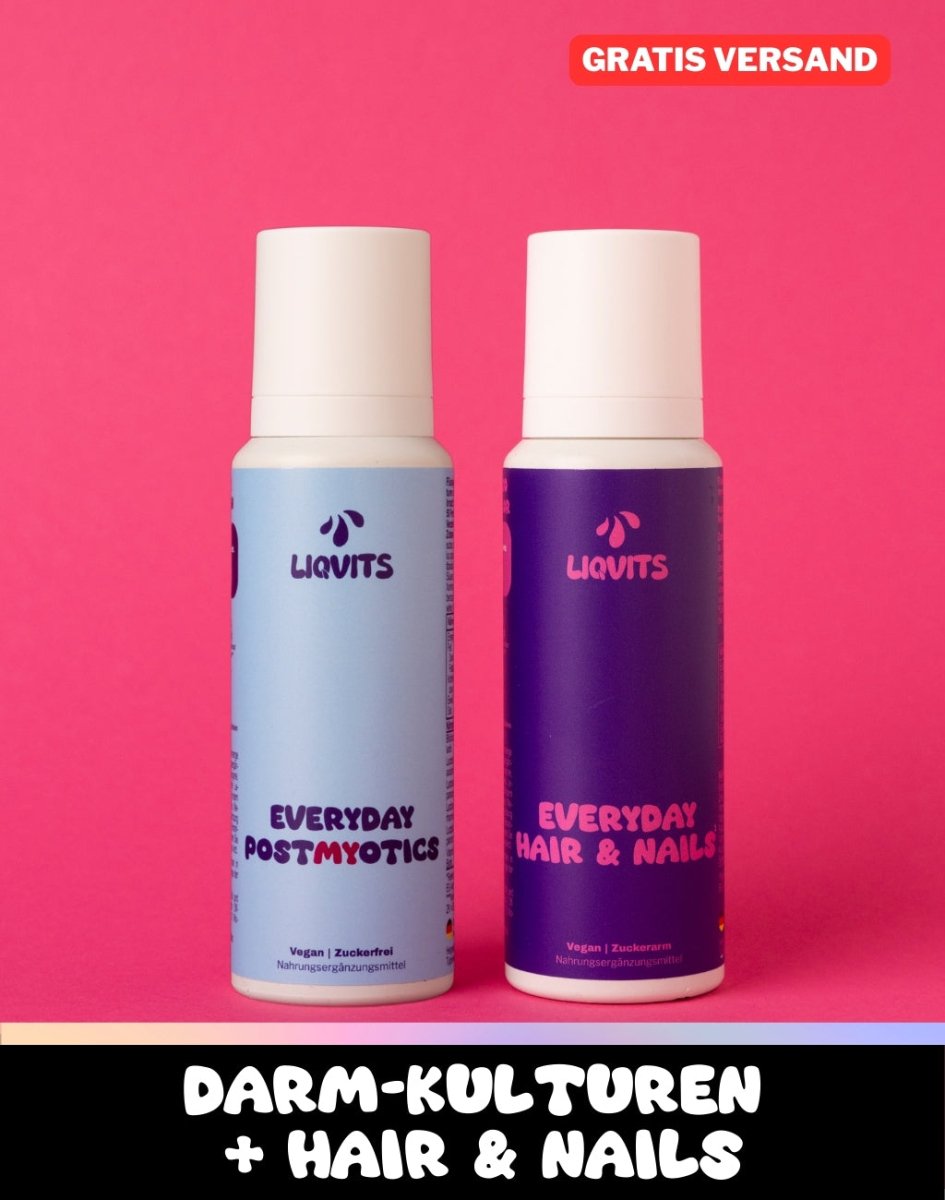 LiqVits Bundle Nahrungsergänzung für Darm Haut Haare und Nägel