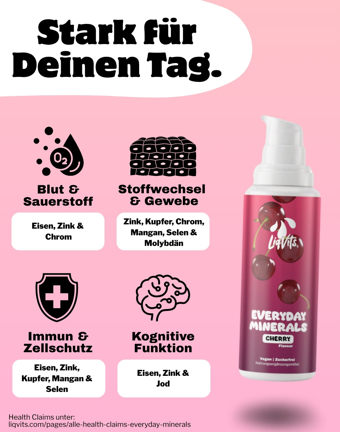 LiqVits Everyday Minerals - Vorteile und Nutzen - Cherry