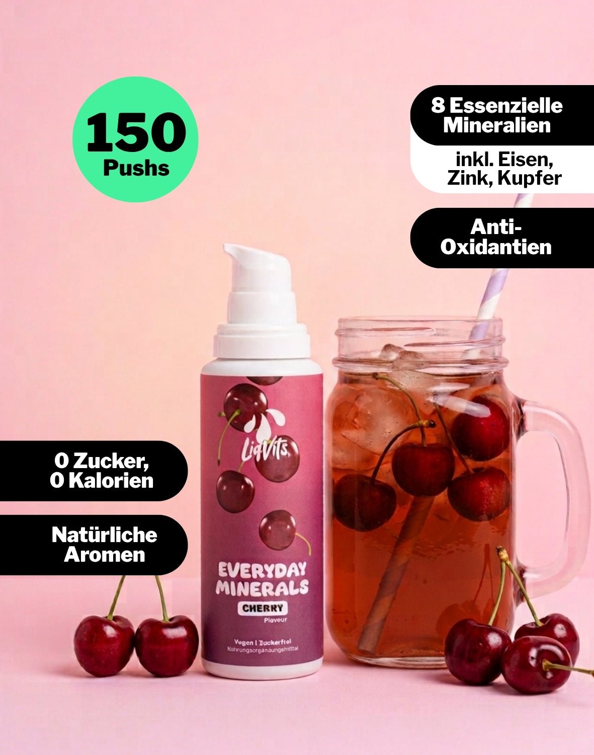 LiqVits-Everyday Minerals - Cherry-Nahrungsergänzungsmittel-1201-