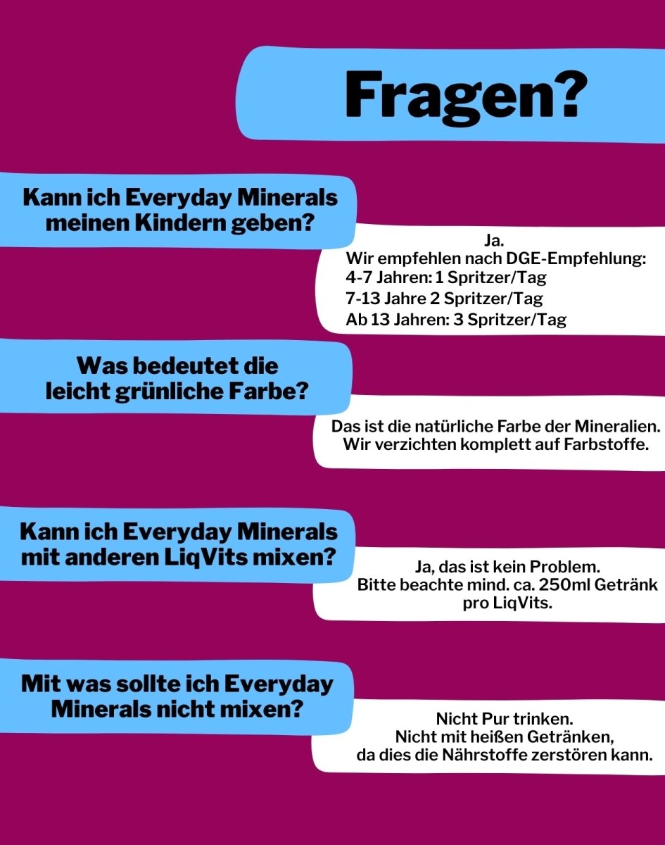 LiqVits FAQ und How To wie ich LiqVits Nahrungsergänzung verwende