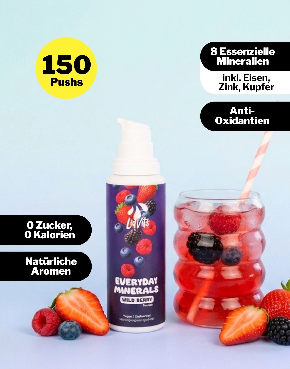 LiqVits-Everyday Minerals - Wild Berry-Nahrungsergänzungsmittel-1202-