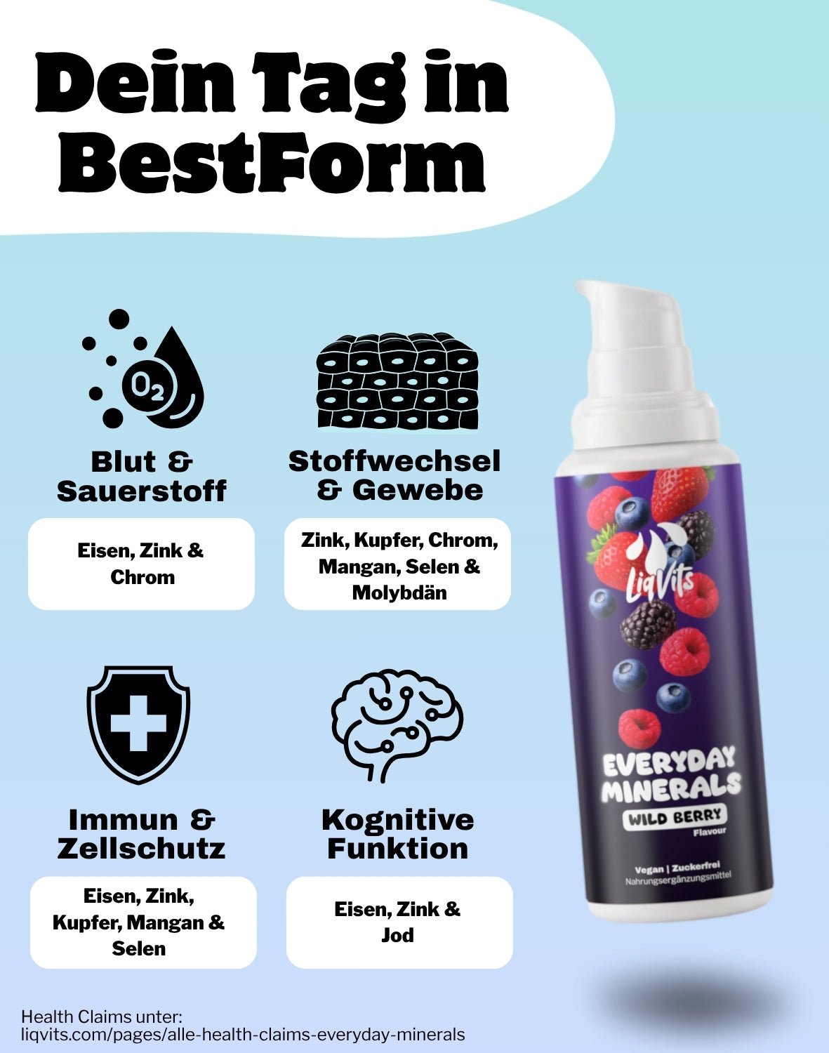 LiqVits-Everyday Minerals - Wild Berry-Nahrungsergänzungsmittel-1202-