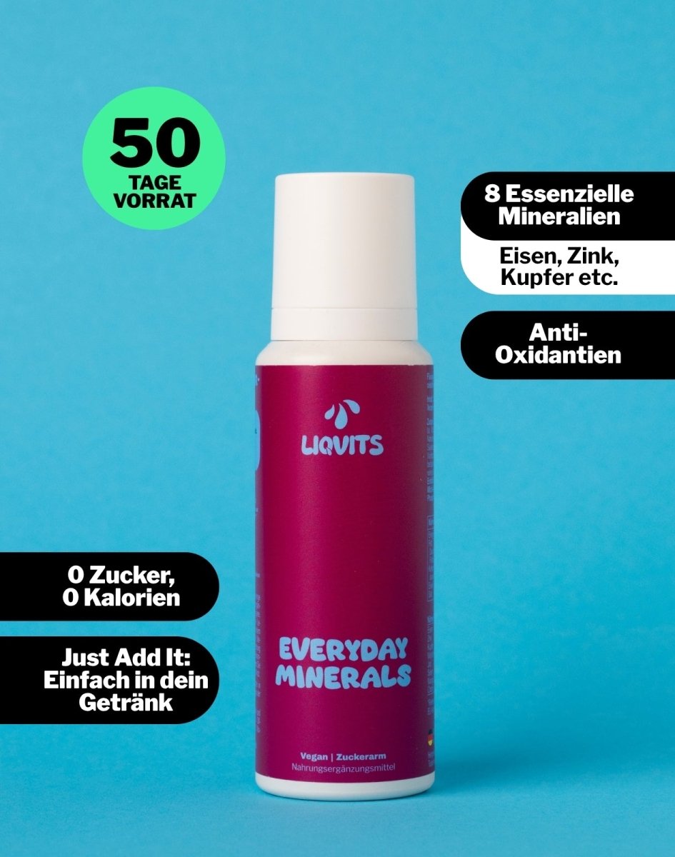 LiqVits Everyday Minerals mit Eisen, Zink etc.