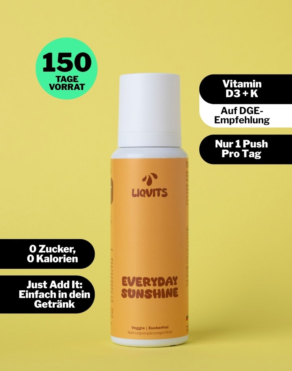 LiqVits Everyday Sunshine Vitamin D3 + K
