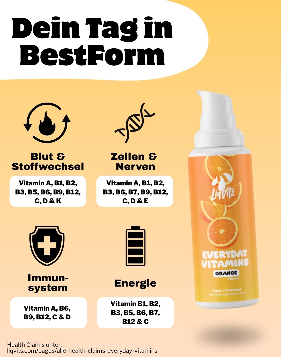 LiqVits-Everyday Vitamins - Orange-Nahrungsergänzungsmittel-1105-