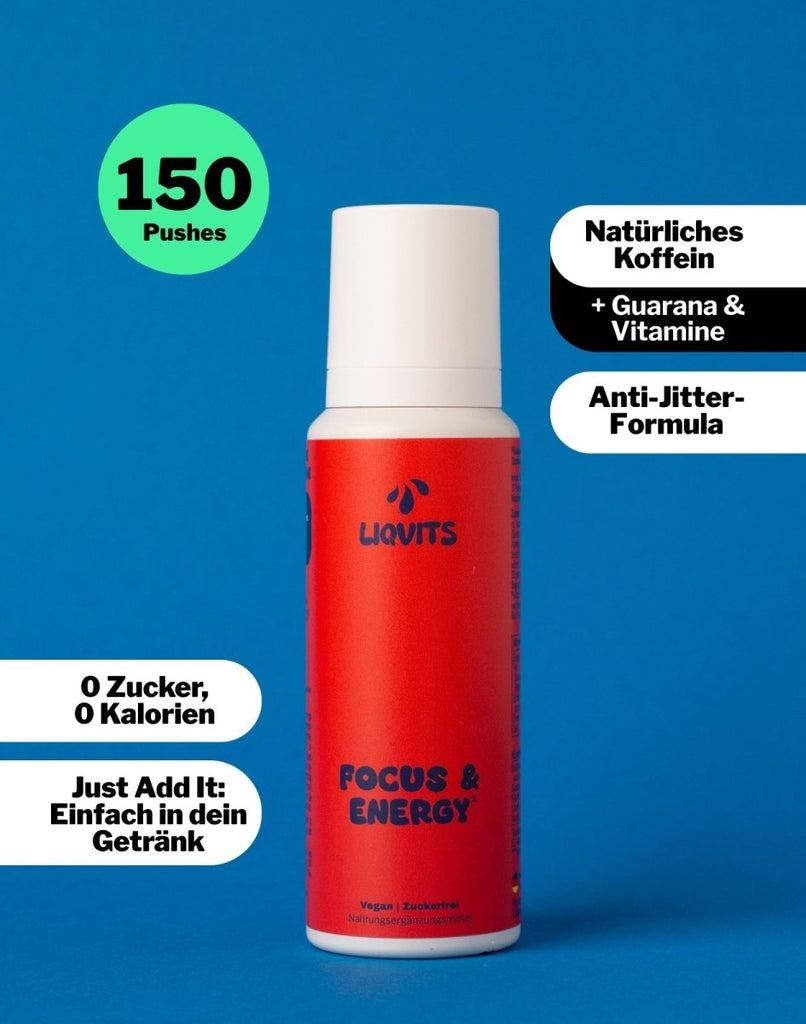 Natural Focus & Energy – natürliches Koffein, Vitamine