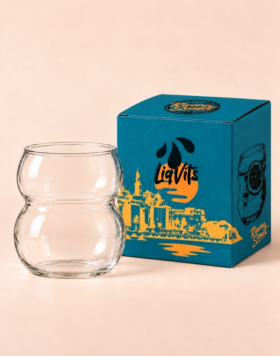 LiqVits-Riviera Sunset Glas-Glass-8001-