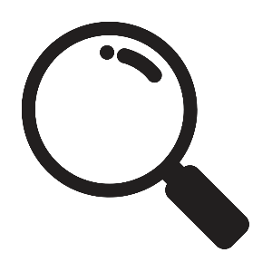 Logo - Lupe, mit allem drin
